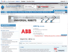 Tablet Screenshot of abb.automatykab2b.pl