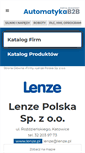 Mobile Screenshot of lenze.automatykab2b.pl