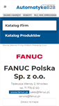 Mobile Screenshot of fanuc.automatykab2b.pl