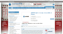Desktop Screenshot of amtek.automatykab2b.pl