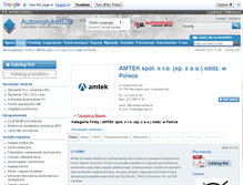Tablet Screenshot of amtek.automatykab2b.pl