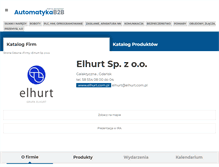 Tablet Screenshot of elhurt.automatykab2b.pl