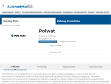 Tablet Screenshot of polwat.automatykab2b.pl