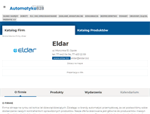 Tablet Screenshot of eldar.automatykab2b.pl